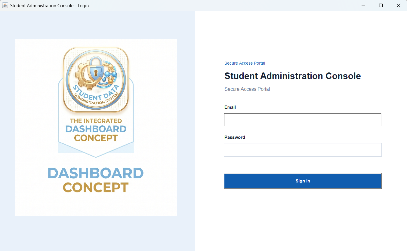 Student Admin screenshot